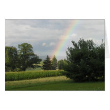 Tarjeta de felicitación del arco iris