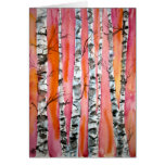 tarjeta de felicitación del arte abstracto del pai