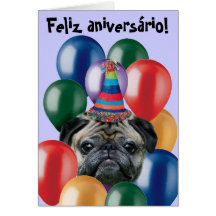 Tarjeta de felicitación del barro amasado del cump
