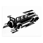 Tarjeta de felicitación del coche del vintage tarjetas postales