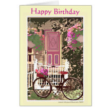 Tarjeta de felicitación del cumpleaños
