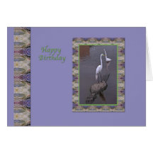 Tarjeta de felicitación del cumpleaños con el Egre