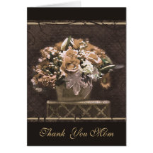 Tarjeta de felicitación del día de madre de las fl