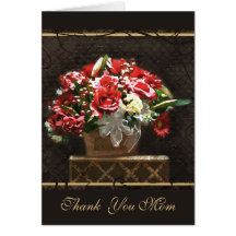 Tarjeta de felicitación del día de madre de las fl