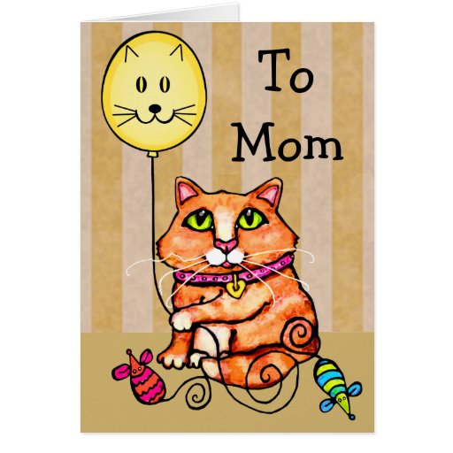 Tarjeta de felicitación del día de madre para las 