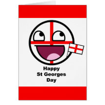 Tarjeta de felicitación del día de San Jorge