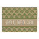 Tarjeta de felicitación del día de St Patrick desc