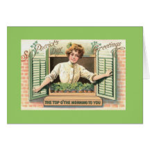 Tarjeta de felicitación del día del St. Patricks