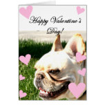 Tarjeta de felicitación del dogo francés