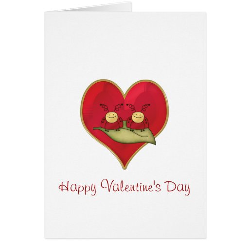 Tarjeta de felicitación del el día de San Valentín