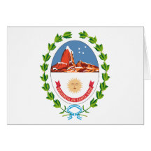 Tarjeta de felicitación del escudo de armas de San