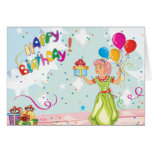 Tarjeta de felicitación del feliz cumpleaños