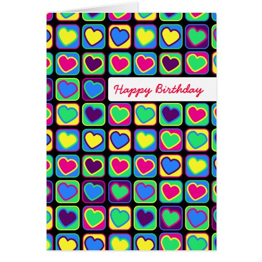 Tarjeta de felicitación del feliz cumpleaños de lo