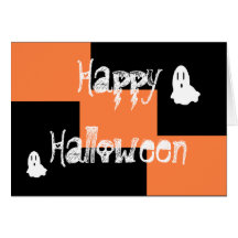 Tarjeta de felicitación del feliz Halloween