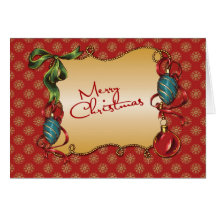 Tarjeta de felicitación del marco del ornamento de