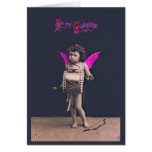 Tarjeta de felicitación del mensaje de los Cupids 