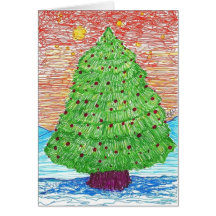 Tarjeta de felicitación del navidad