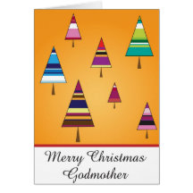 tarjeta de felicitación del navidad de la madrina
