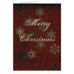 Tarjeta de felicitación del navidad del Grunge