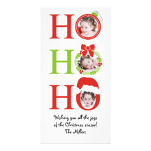 Tarjeta de felicitación del navidad del marco de l tarjeta personal