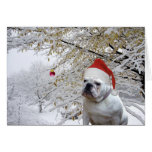Tarjeta de felicitación del navidad del perrito