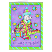 Tarjeta de felicitación del perro del amante del e