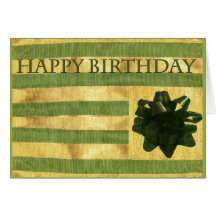 Tarjeta de felicitación del presente de cumpleaños