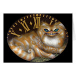 "Tarjeta de felicitación del reloj de Cheshire"