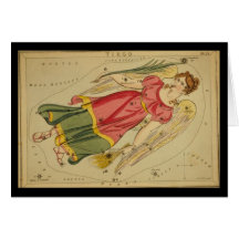 Tarjeta de felicitación del virgo