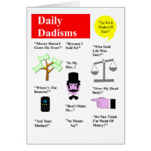 Tarjeta de felicitación diaria de Dadisms
