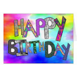 Tarjeta de felicitación enrrollada