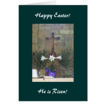 Tarjeta de felicitación feliz de Pascua