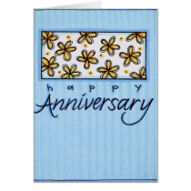 Tarjeta de felicitación feliz del aniversario tarjetas