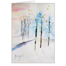 Tarjeta de felicitación Invierno