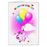 Tarjeta de felicitación linda del feliz cumpleaños tarjetas