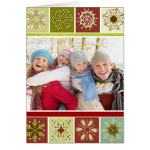 Tarjeta de felicitación linda del navidad de la fo