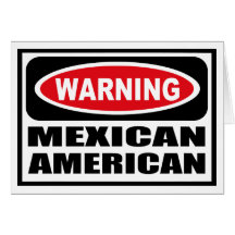 Tarjeta de felicitación MEXICANA-AMERICANO amonest