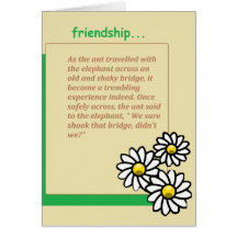 tarjeta de felicitación piadosa de la amistad