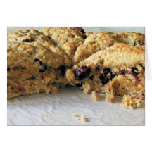 Tarjeta de felicitación, Scones cocidos del aránda