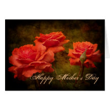 Tarjeta de felicitación subió coloreada melocotón 