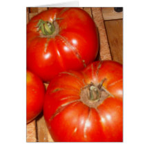 Tarjeta de felicitación/tomates diarios