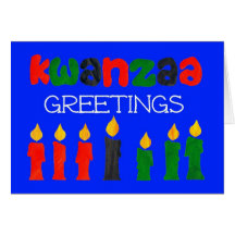 Tarjeta de felicitaciones de Kwanzaa