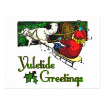 Tarjeta de felicitaciones de Yuletide Tarjetas Postales