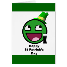 Tarjeta de felicitaciones del día de St Patrick