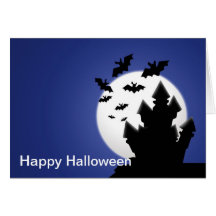 Tarjeta de felicitaciones del feliz Halloween