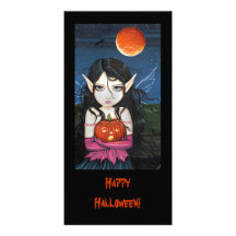 Tarjeta de hadas de la foto del feliz Halloween Tarjeta Con Foto Personalizada