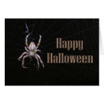 Tarjeta de Halloween de la araña