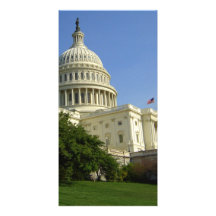Tarjeta de imagen del Washington DC del capitolio  Tarjetas Personales Con Fotos