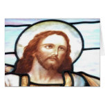 Tarjeta de Jesús del vitral