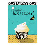 Tarjeta de la abeja del cumpleaños